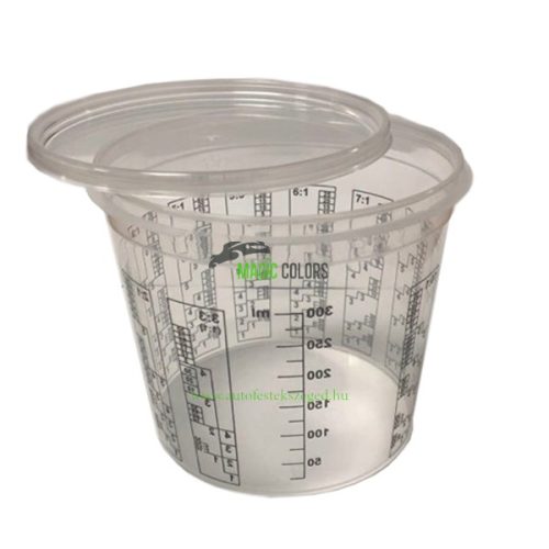 Pahar de Amestecare Gradat CC E385 + Capac 0,385L