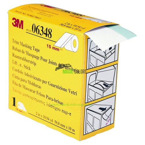 3M™ 06348 Profil de cauciuc (parbriz) ridicător (15mm)