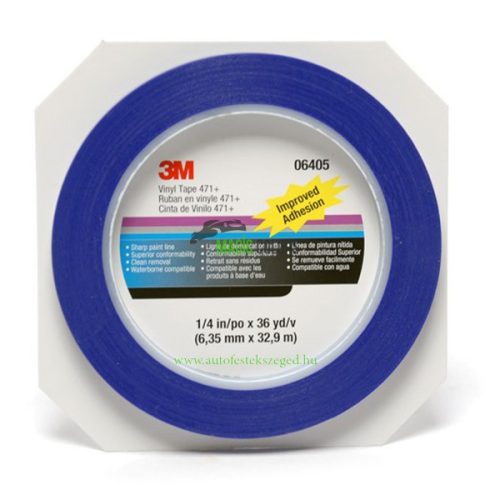 Bandă de precizie 3M™ 06405 Scotch® 471 (6 mm) – Albastră