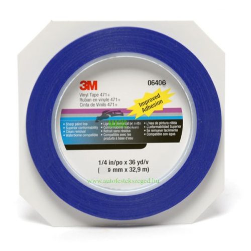 Bandă de precizie 3M™ 06406 Scotch® 471 (9 mm) – Albastră