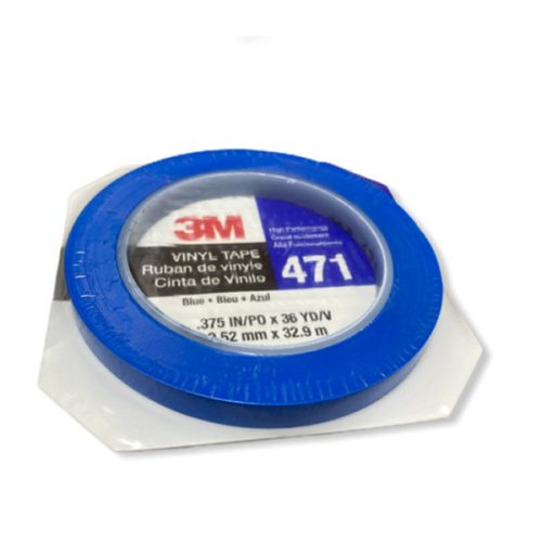 Bandă de precizie 3M™ 85611 Scotch® 471 (9 mm) – Albastră