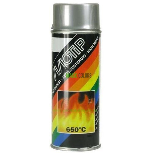 MOTIP Spray de Vopsea Termorezistentă - Argintiu 650°C