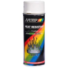 MOTIP Spray de Vopsea Termorezistentă - Alb 800°C (400ml)