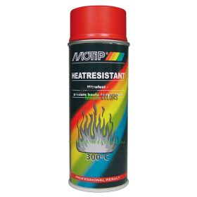   Spray vopsea rezistentă la căldură MOTIP - Roșu 300°C (400ml)