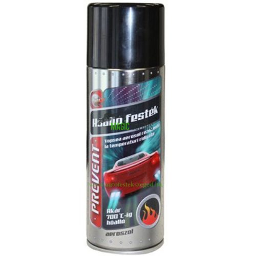 Spray vopsea rezistentă la căldură PREVENT - Negru 700°C (400ml)