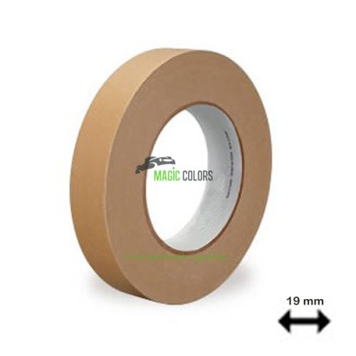 Bandă de mascare maro Premium 80°C (19mm)
