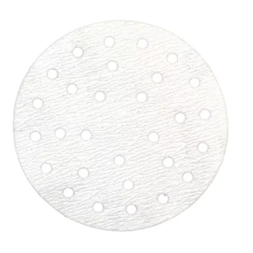 Disc abraziv ceramic SharpWhite Ø75 mm P240 Multihole – 50 buc. – Finixa