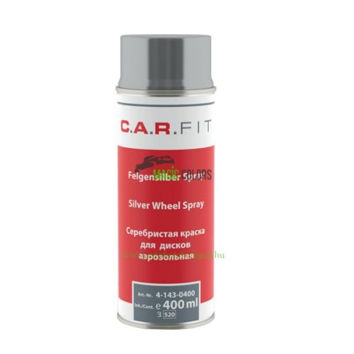 Spray Argintiu pentru Jante C.A.R. Fit (400 ml)