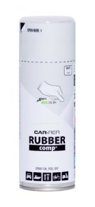 Spray cu cauciuc lichid - alb - satin (400ml)