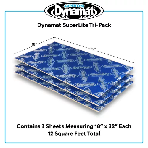 Dynamat SuperLite Tri-Pack (3 x 457 mm x 812 mm)