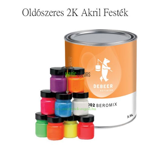 Vopsea Acrilică 2K – Pe Bază de Solvent, Preparată pe Bază de Cod de Culoare (de la 1 dl)