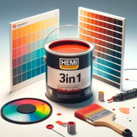   Vopsea DTM 3 în 1 – 1K industrială - RAL Színekben (1Kg)