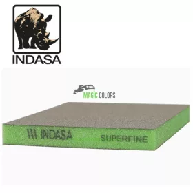   Burete abraziv Indasa cu două fețe - Superfine (Verde) P400-P600