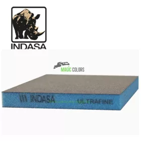   Burete abraziv Indasa cu două fețe - Ultrafine (Albastru) P600-P1000