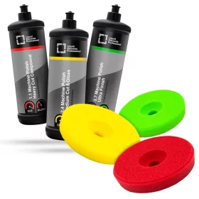   Set de Lustruire Liquid Elements - Pentru Mașini Orbitale (3x125/145mm - 3x1000ml)