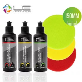   Set de Lustruire Liquid Elements - Pentru Mașini Rotative (3x1000ml)