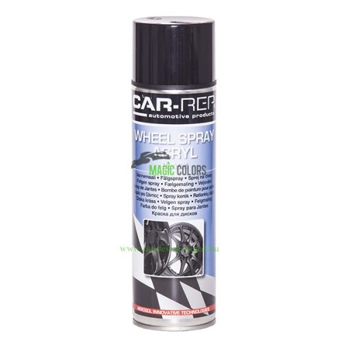 Spray Vopsea Akrilică pentru Jante - Negru (500 ml)