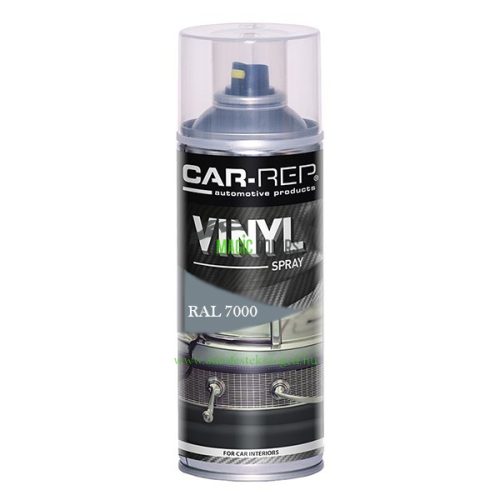 Spray Car-Rep Gri Deschis VINYL pentru bord, piele, textile RAL7000 (400ml)