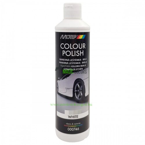 Motip Polish pentru Culoare - Alb (500ml)
