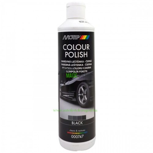 Motip Polish pentru Culoare - Negru (500ml)