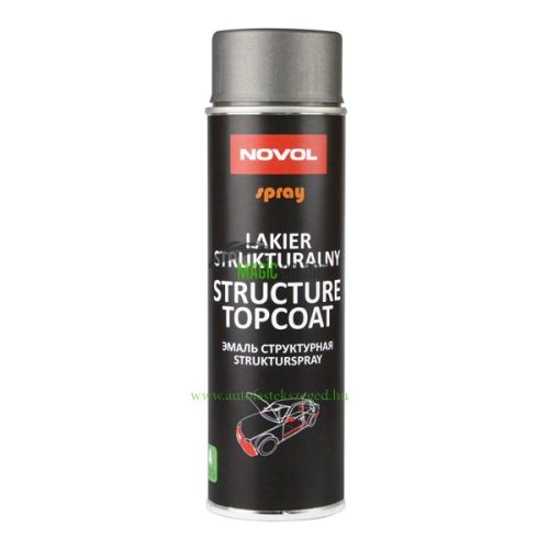 Vopsea texturată Novol antracit pentru plastic (500ml)