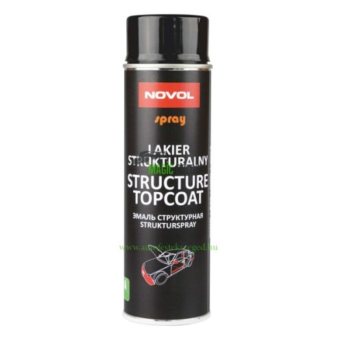 Vopsea texturată Novol negru pentru plastic (500ml)