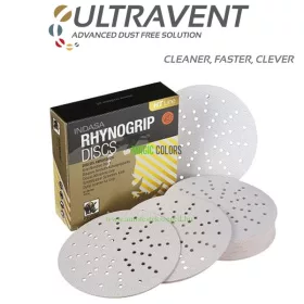   Discuri de Șlefuit Indasa HT Line Rhynogrip Ultravent (150mm)