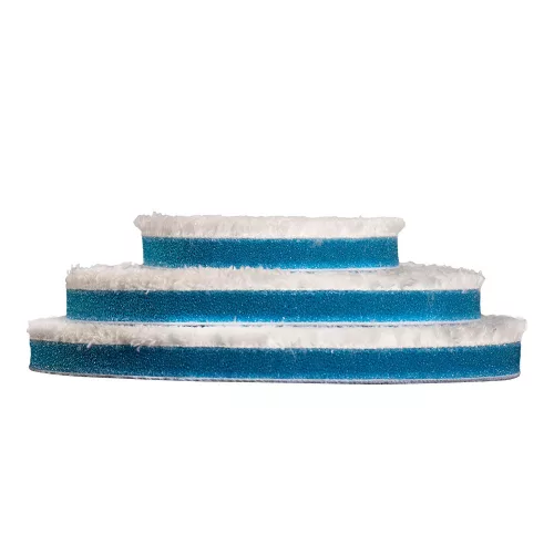 Rupes Disc de Lustruit Microfibră Aspră - Albastru (D160mm)