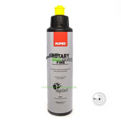 Rupes Rotary Fine Pastă de Lustruire – Pentru Mașini Tradiționale – Fină – Galben (250ml)