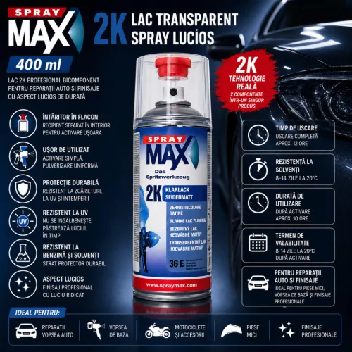 SprayMax Lac Profesionist 2K (400 ml)