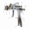 Walmec Slim Kombat HALO 1.3 Pistol de Vopsit Profesional