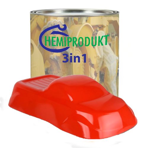 3 in 1 1K Ipari Festék - RAL 2002 - Vermilion (1Kg)